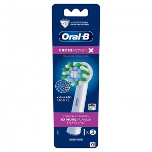 Oral-B CrossAction X-Filament Muut Harjaspäät Valkoinen | FI_OB28009