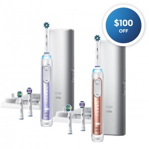 Oral-B Genius 7500 Rechargeable Genius-sarja Violetit Pinkki Kultaiset | FI_OB34642