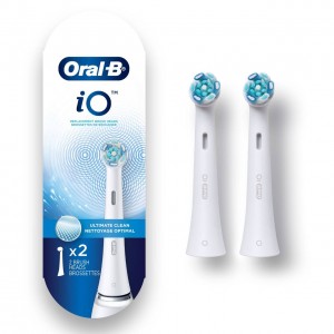 Oral-B iO Ultimate Clean iO-harjaspäät Valkoinen | FI_OB17518