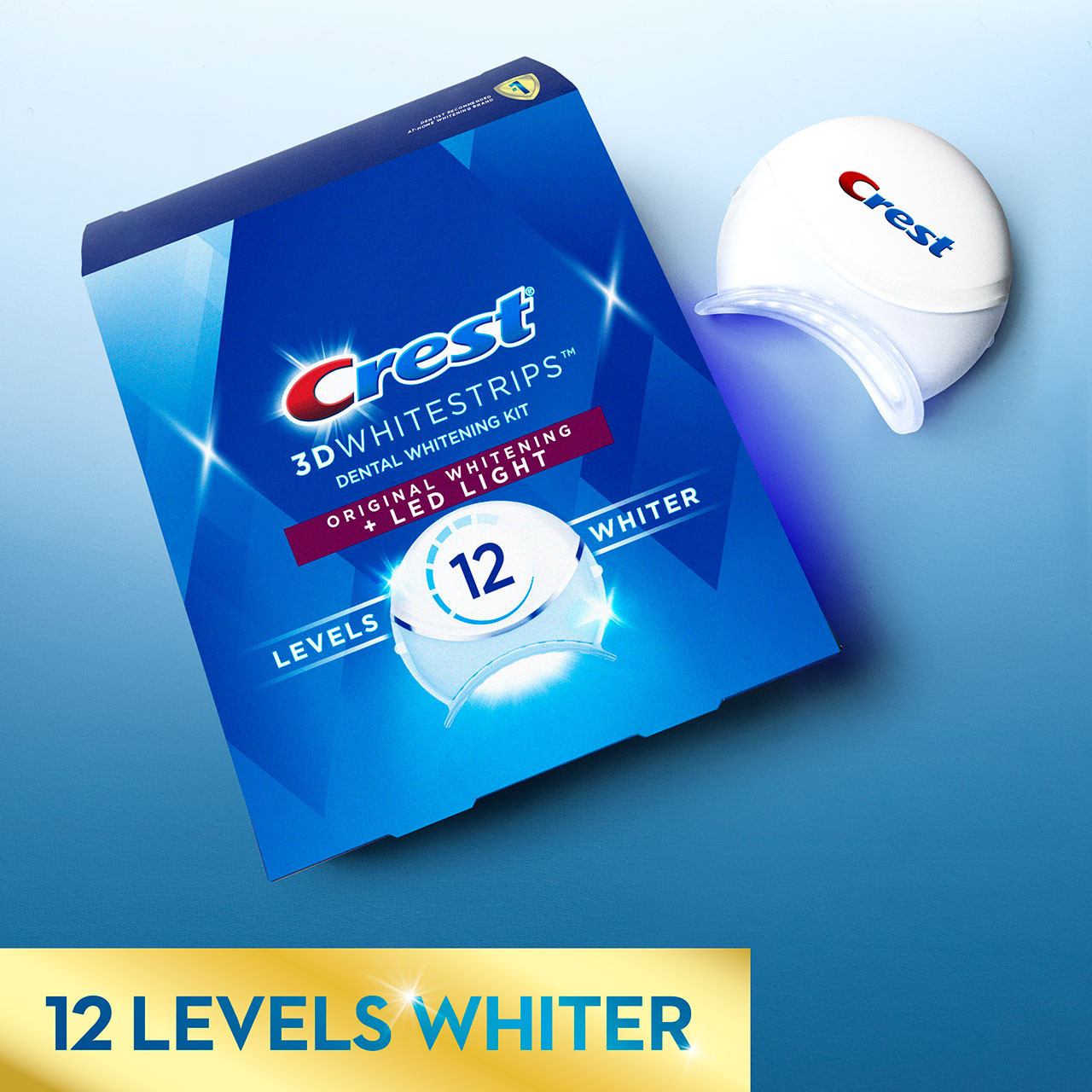 Oral-B Crest 3DWhitestrips Original Plus LED Tarvikkeet Vaalean | FI_OB87968