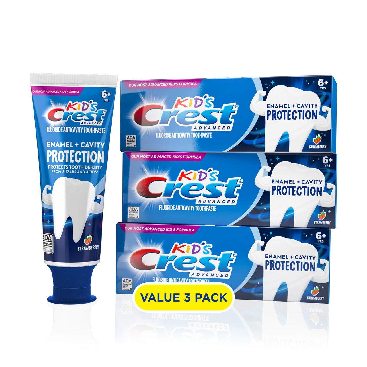 Oral-B Crest Enamel + Cavity Protection Vaihtoharjaspäät Sininen | FI_OB49390