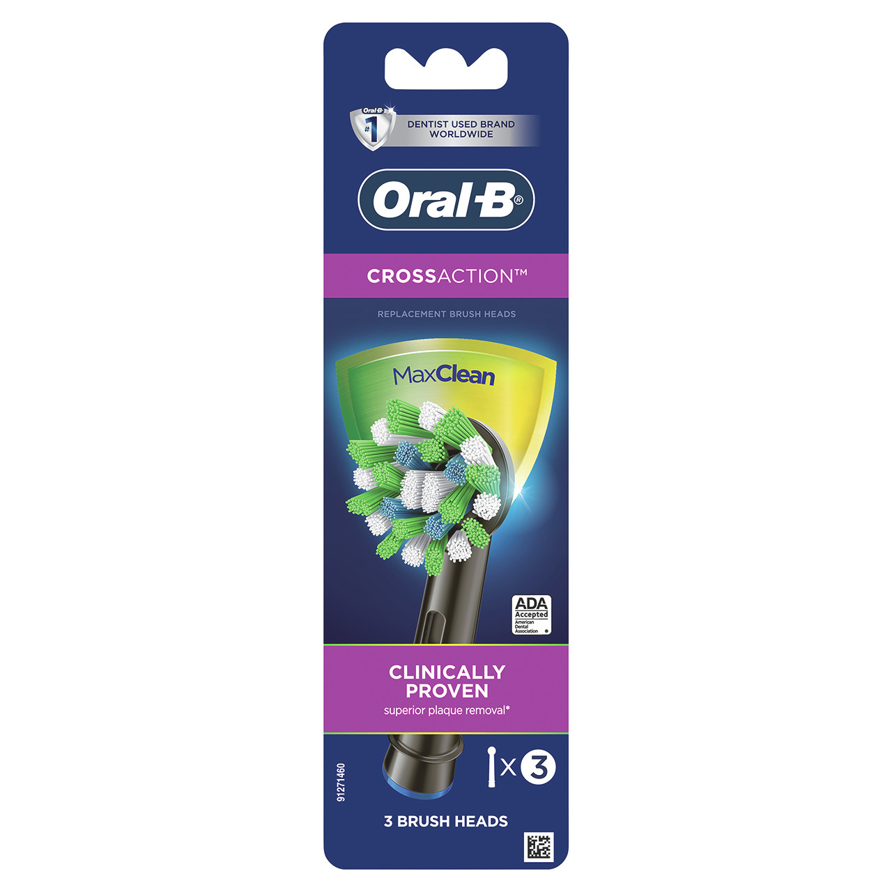 Oral-B CrossAction Muut Harjaspäät Mustat | FI_OB89295