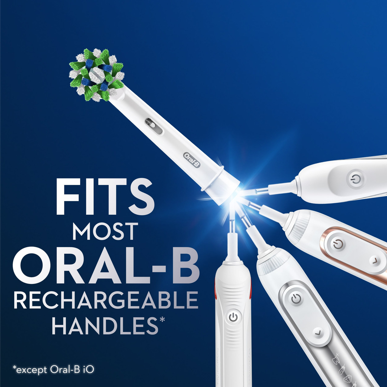 Oral-B CrossAction X-Filament Muut Harjaspäät Valkoinen | FI_OB64849