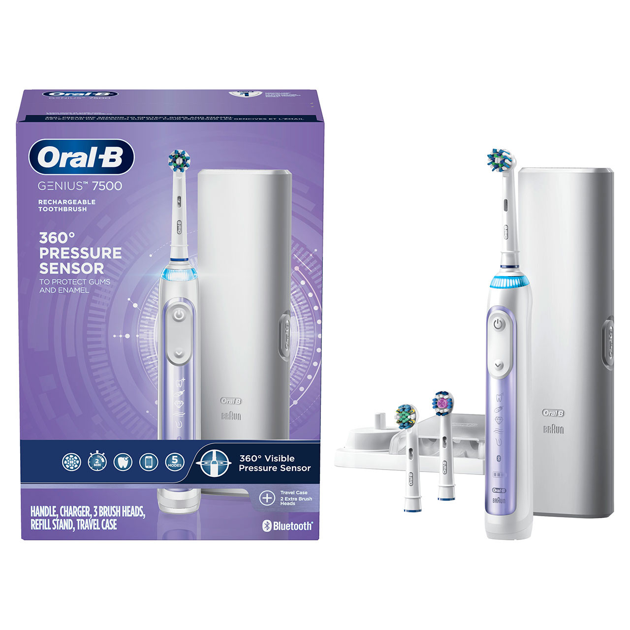 Oral-B Genius 7500 Rechargeable Genius-sarja Violetit | FI_OB70359