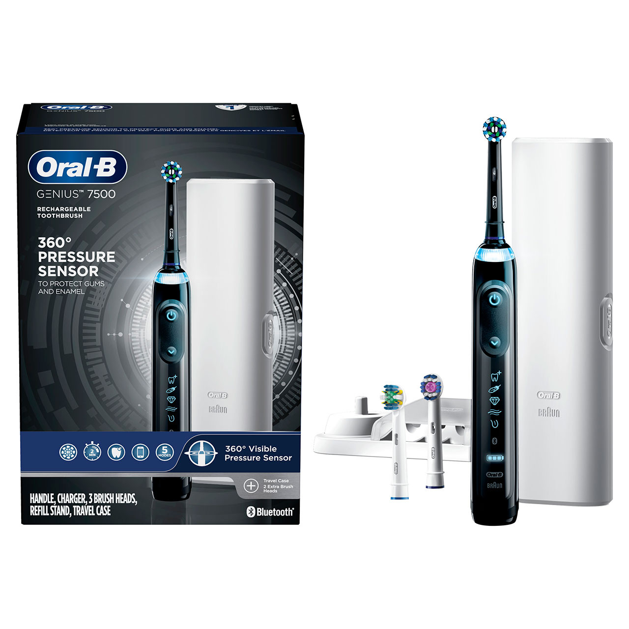 Oral-B Genius 7500 Rechargeable Genius-sarja Mustat | FI_OB51434