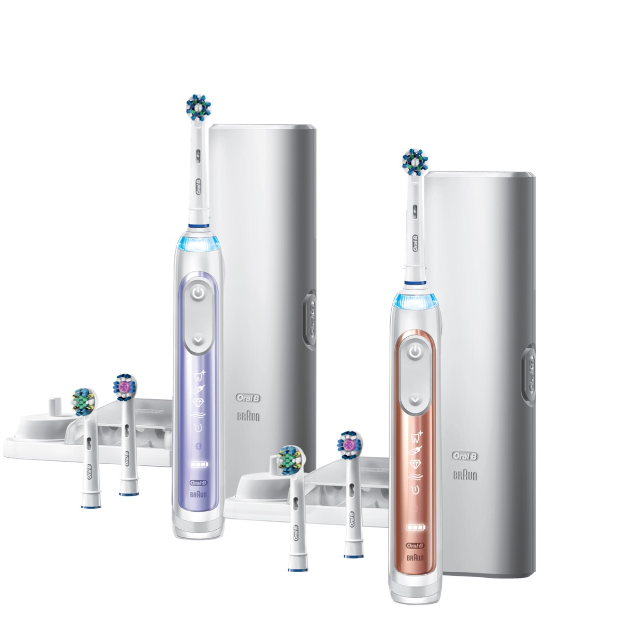 Oral-B Genius 7500 Rechargeable Genius-sarja Violetit Pinkki Kultaiset | FI_OB34642