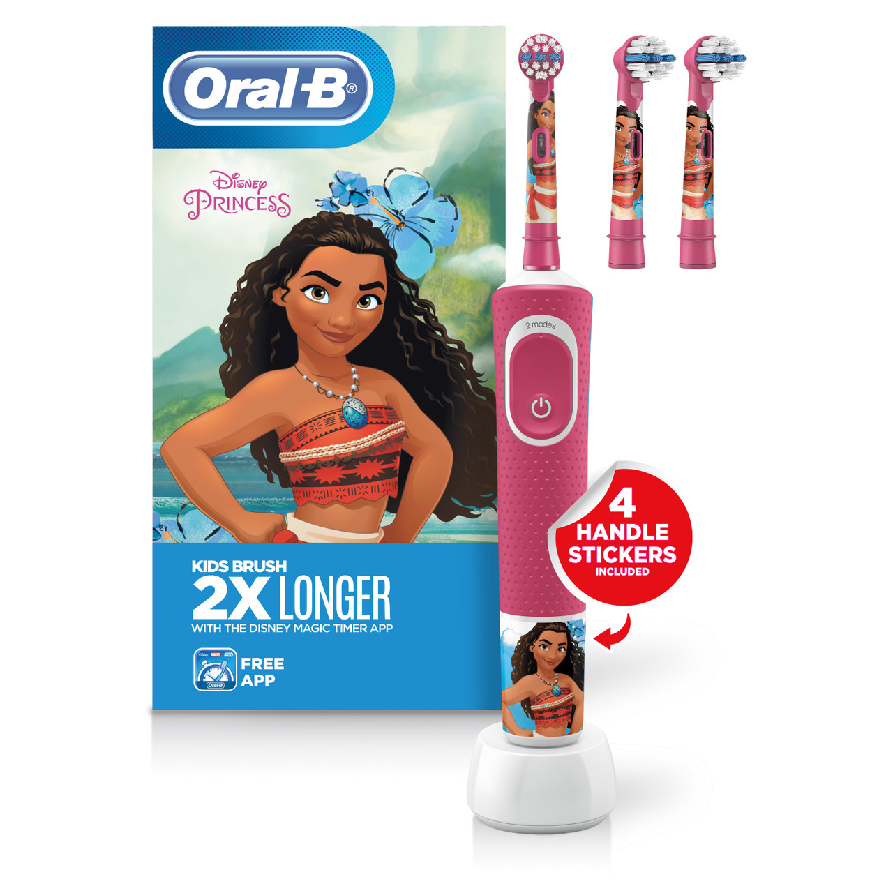 Oral-B Kids Princess Moana Kimput Punainen | FI_OB90686