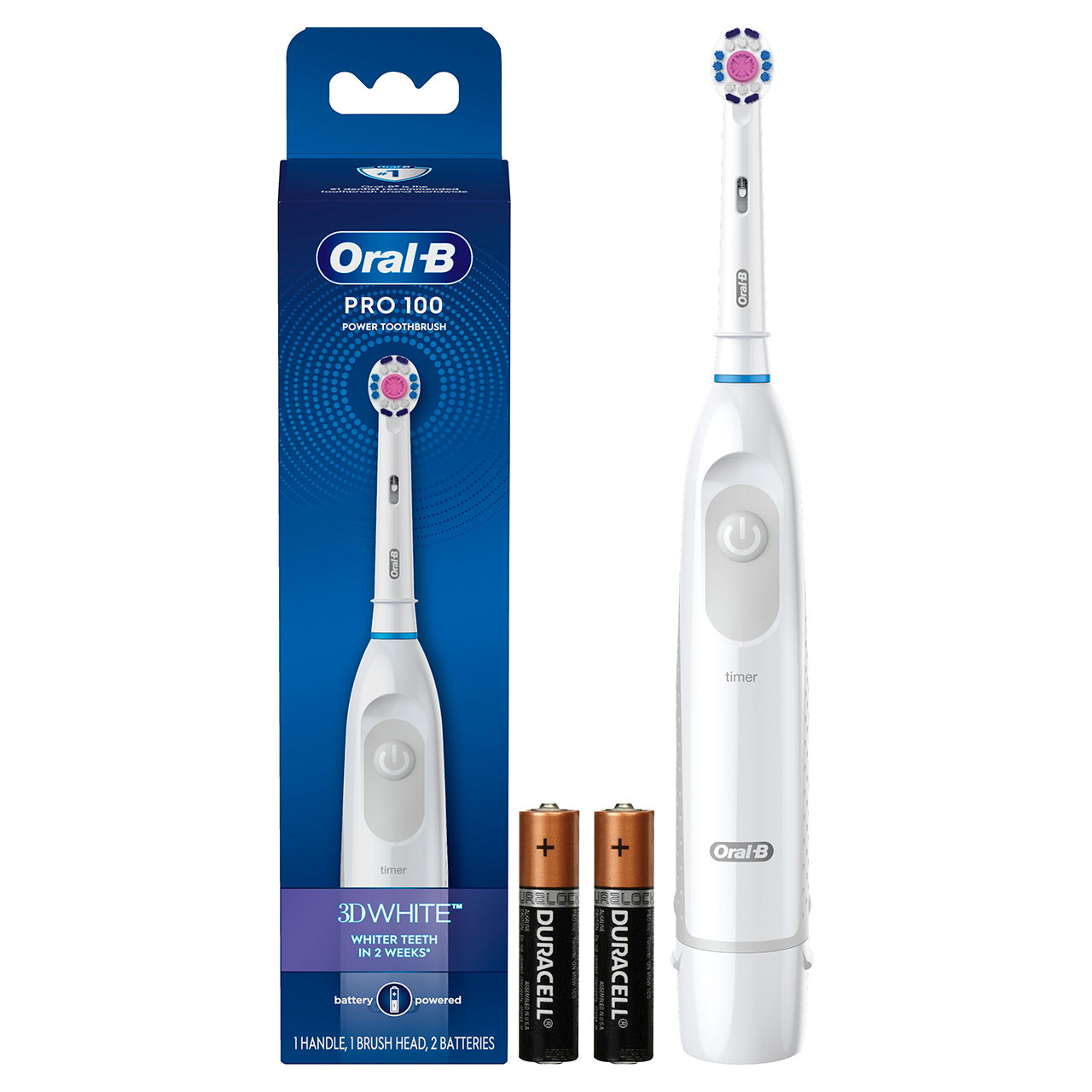 Oral-B Pro 100 3d Pro-sarja Valkoinen | FI_OB86343