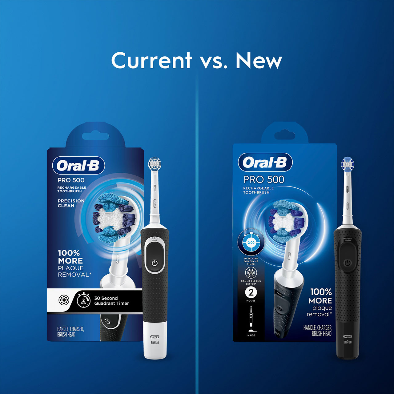 Oral-B Pro 500 Series Pro-sarja Valkoinen Mustat | FI_OB78880