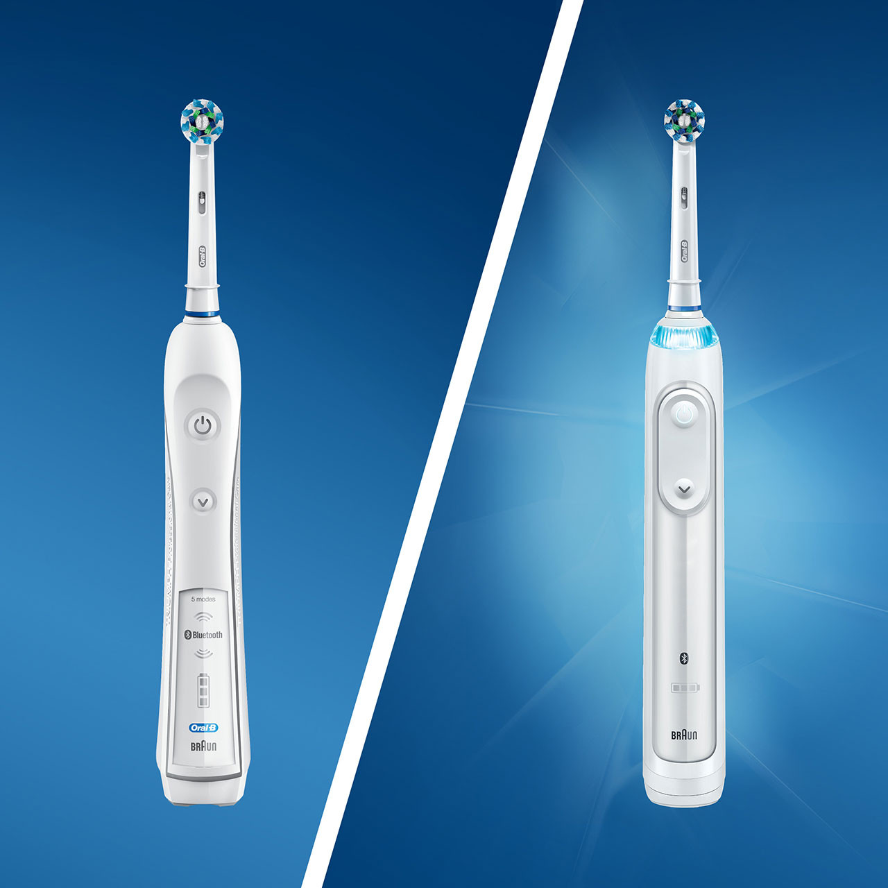 Oral-B Smart 5000 with Bluetooth Älykäs-sarja Valkoinen | FI_OB94157