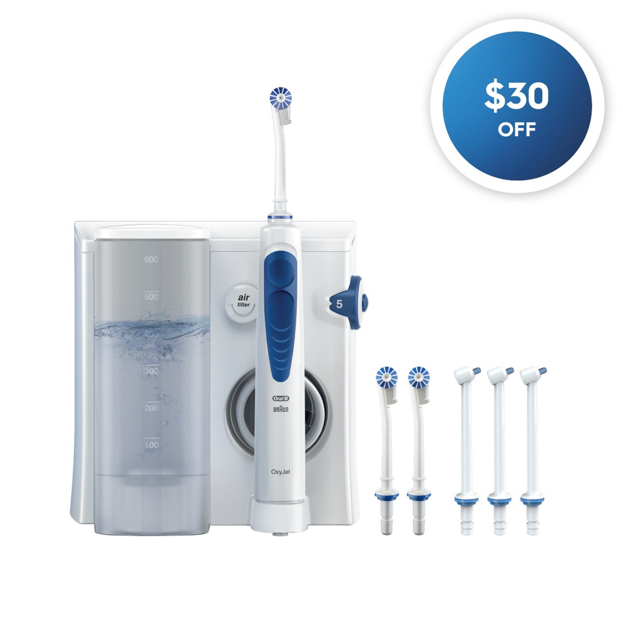 Oral-B Water Flosser Advanced Countertop Irrigator Tarvikkeet Valkoinen | FI_OB99268