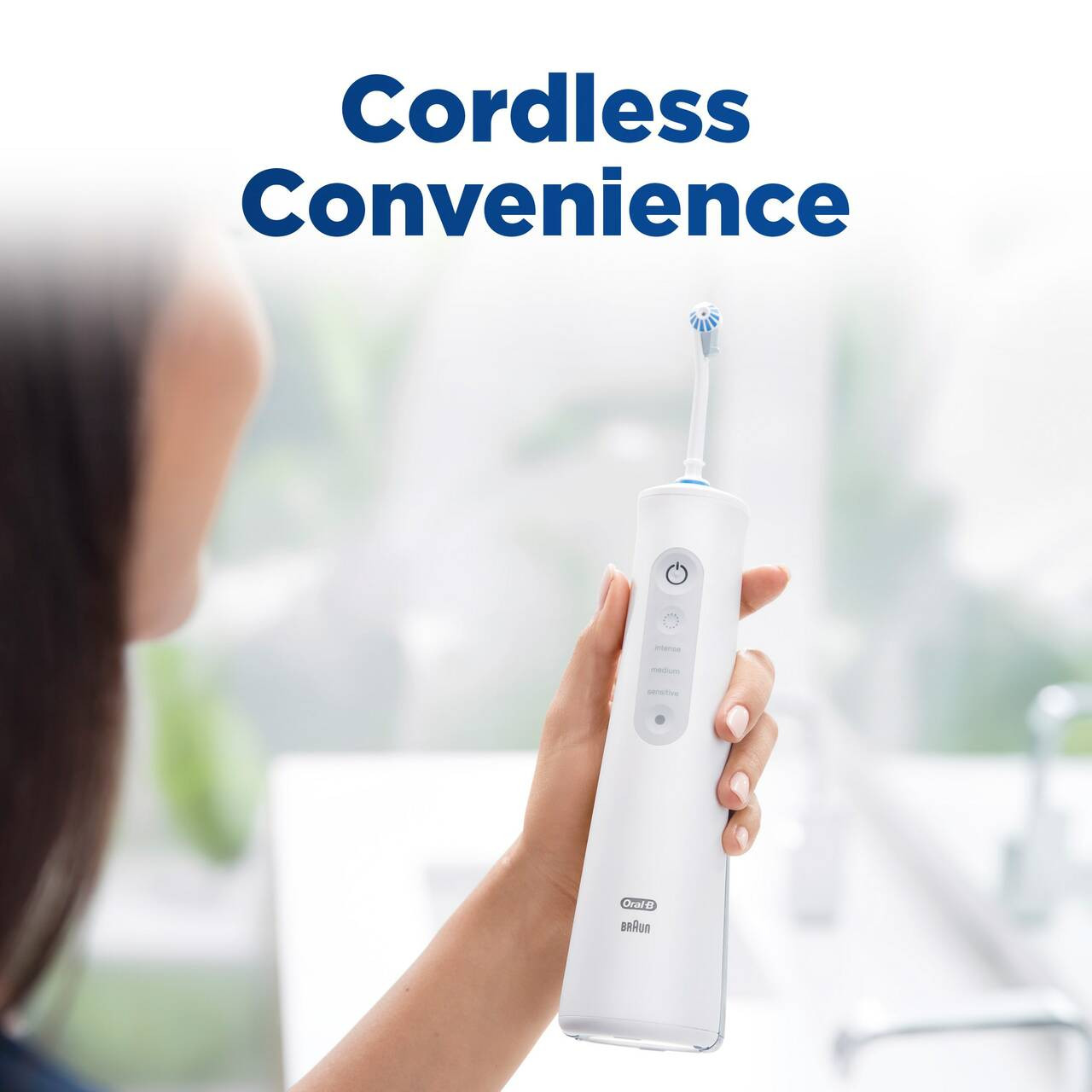 Oral-B Water Flosser Advanced, Portable Oral Irrigator Handle Tarvikkeet Valkoinen | FI_OB29974