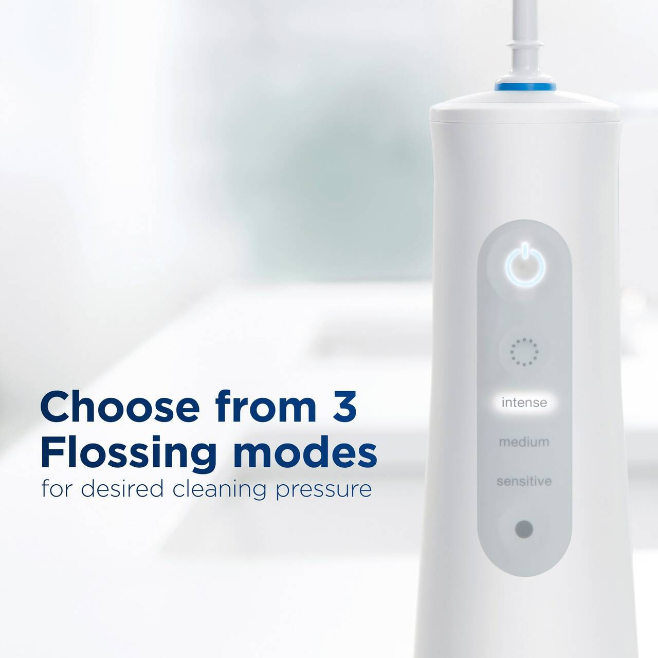 Oral-B Water Flosser Advanced, Portable Oral Irrigator Handle Tarvikkeet Valkoinen | FI_OB29974