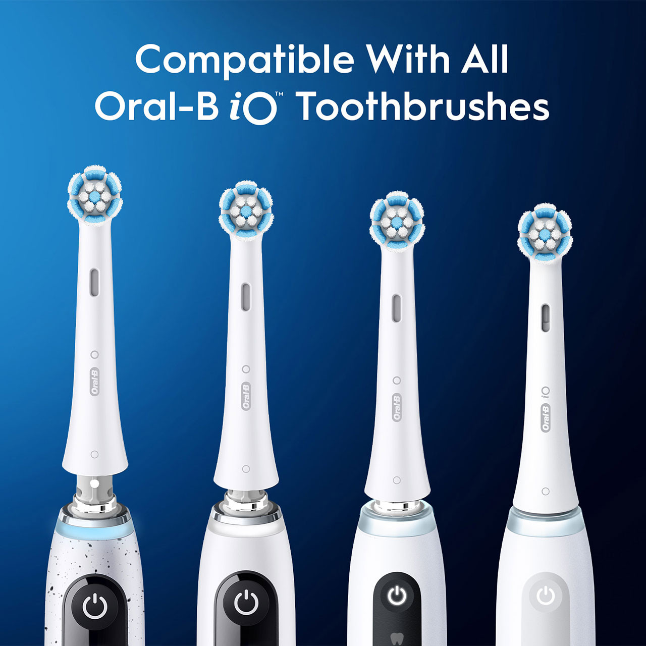 Oral-B iO Gentle Care iO-harjaspäät Valkoinen | FI_OB37929