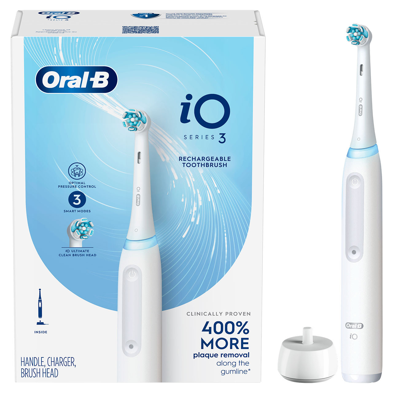 Oral-B iO Series 3 iO-sarja Valkoinen | FI_OB82296