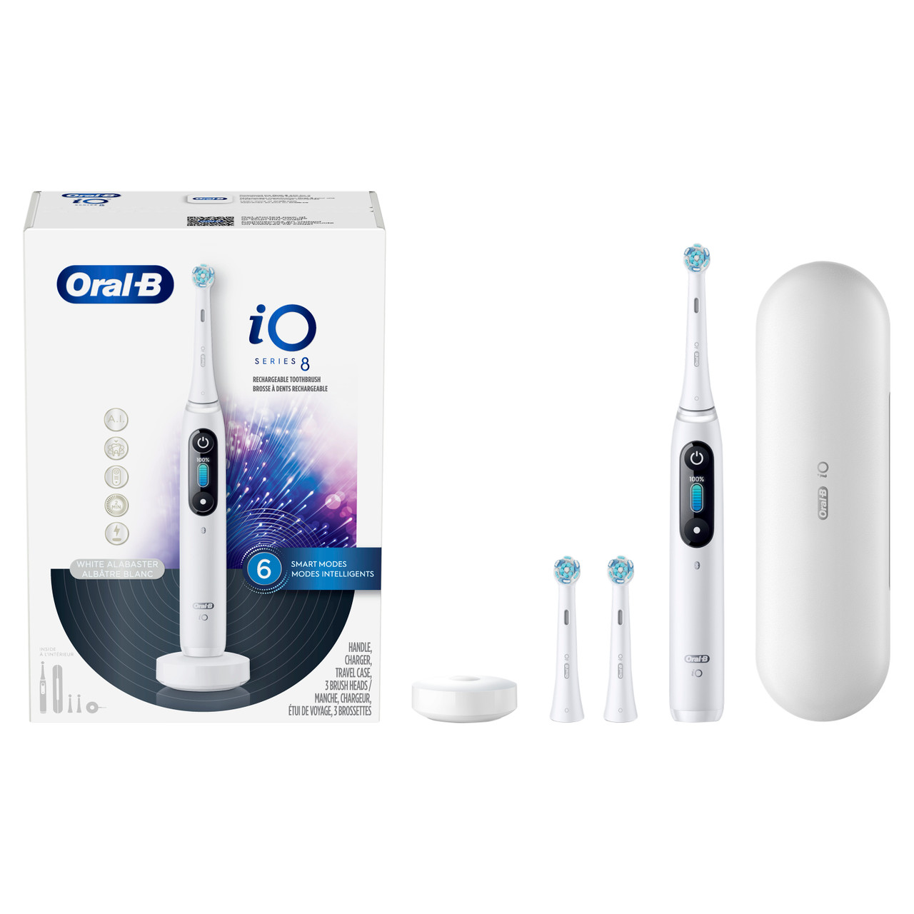 Oral-B iO Series 8 iO-sarja Valkoinen | FI_OB64462