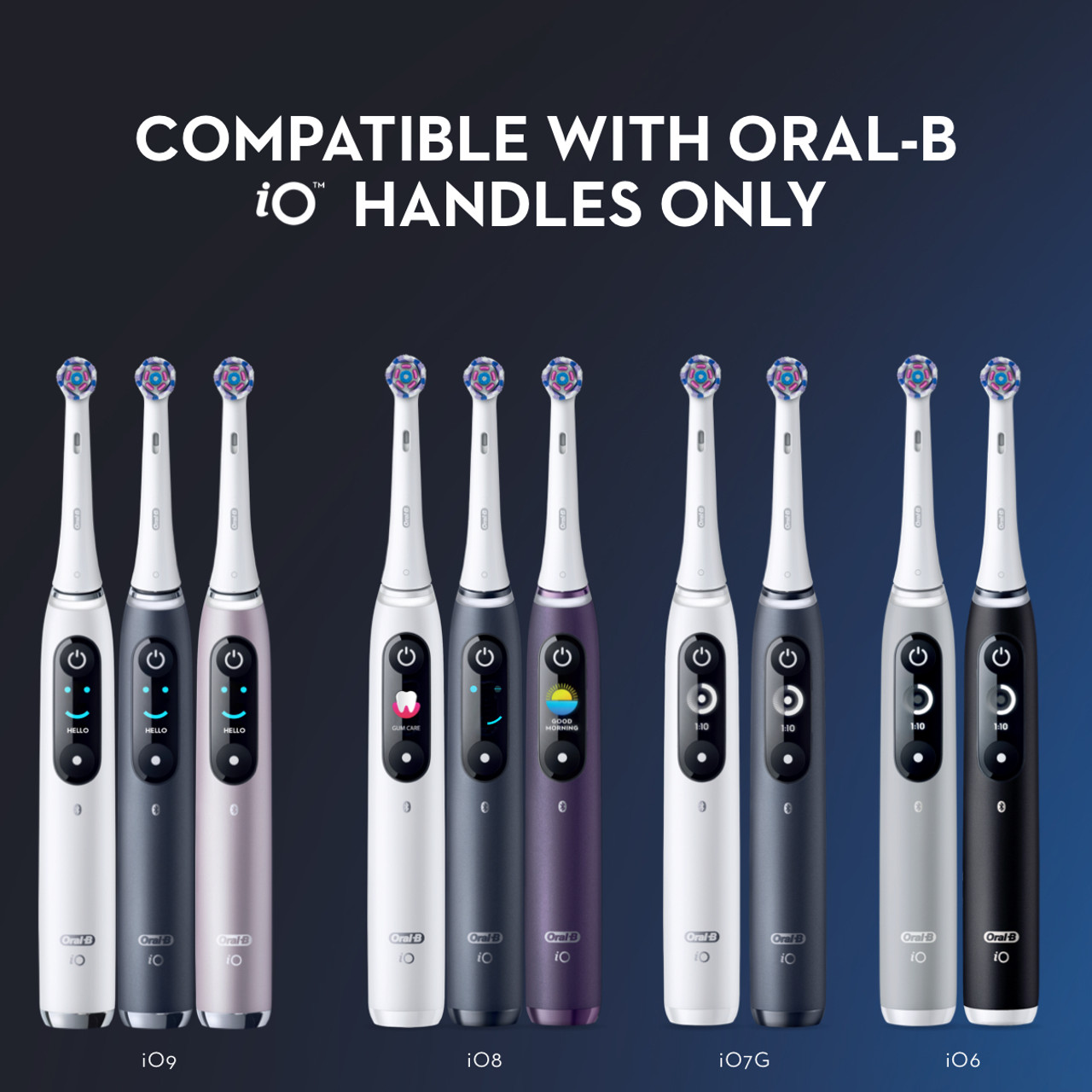 Oral-B iO Whitening Care iO-harjaspäät Valkoinen | FI_OB61957